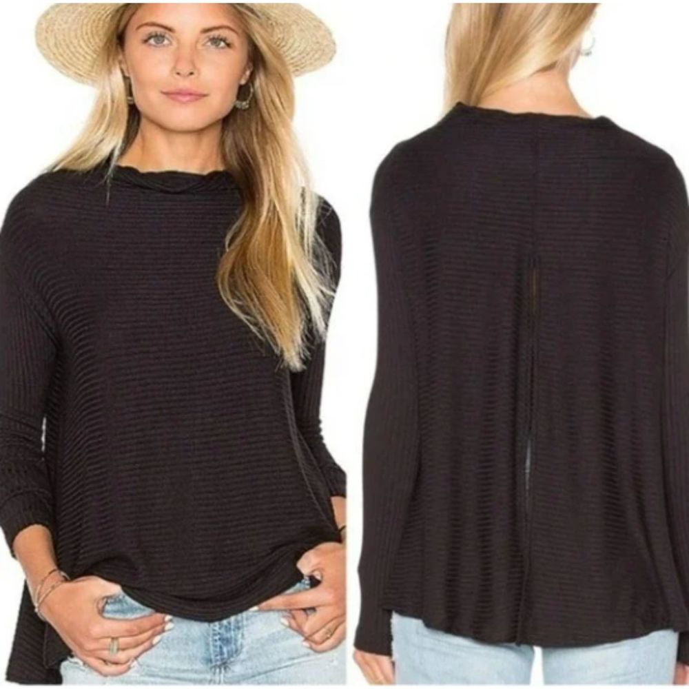 We‎ the Free People Lover Ribbed Thermal Split Back Top